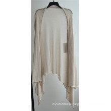 Casaco de lã com mangas compridas Opean Patterned para as Mulheres